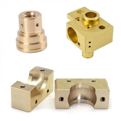 Het douanemessing CNC draaide Delencomponenten verhardt CNC Machinaal bewerkend Delen