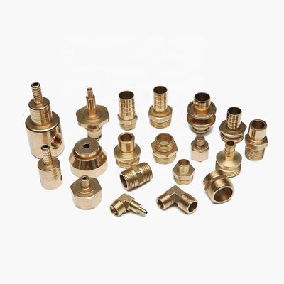 Aangepaste CNC Messingsprecisie Gedraaide Delen met de Certificatie van ISO 9001